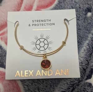 NWT Alex & Ani Strength and Protection Nov Birthstone Bracelet